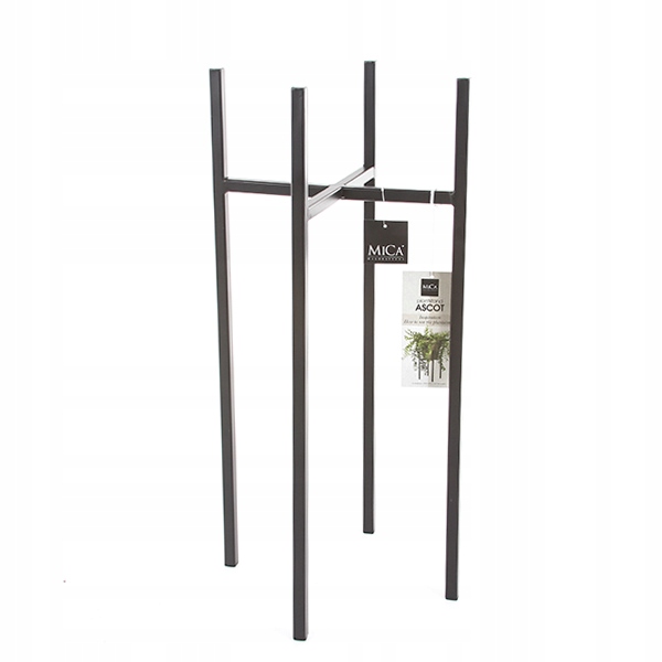 

czarny kwietnik stojak metalowy Ascot 26x26/55