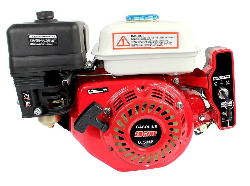 SILNIK SPALINOWY WAŁ 20mm 6,5KM ROZRUCH Z KLUCZYKA Szerokość produktu 40 cm