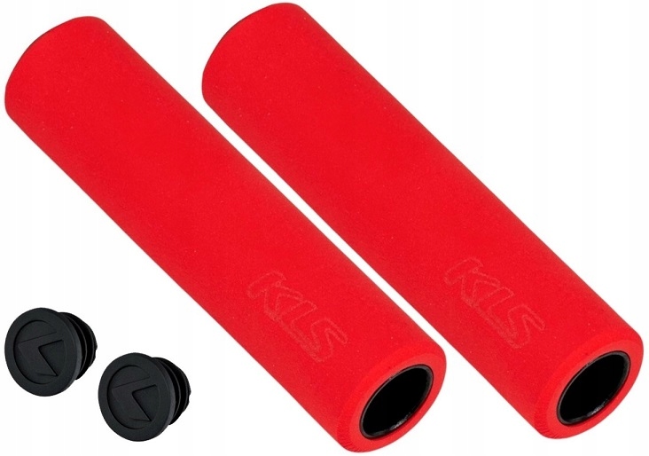 Chwyty silikonowe Kellys Silica red 130mm New