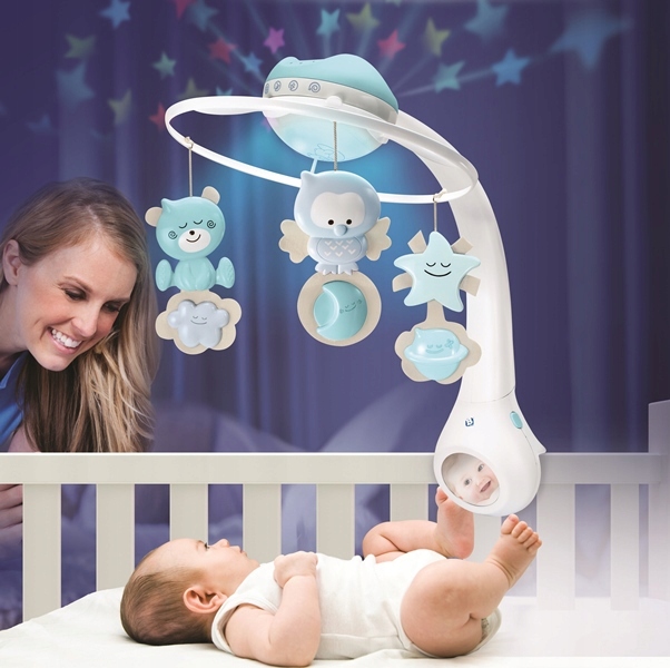 B-Kids Projektor, Karuzela do łóżeczka 3w1 4896 Marka Infantino