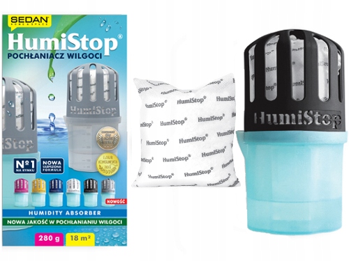 HUMISTOP POCHŁANIACZ WILGOCI Z WKŁADEM CZARNY