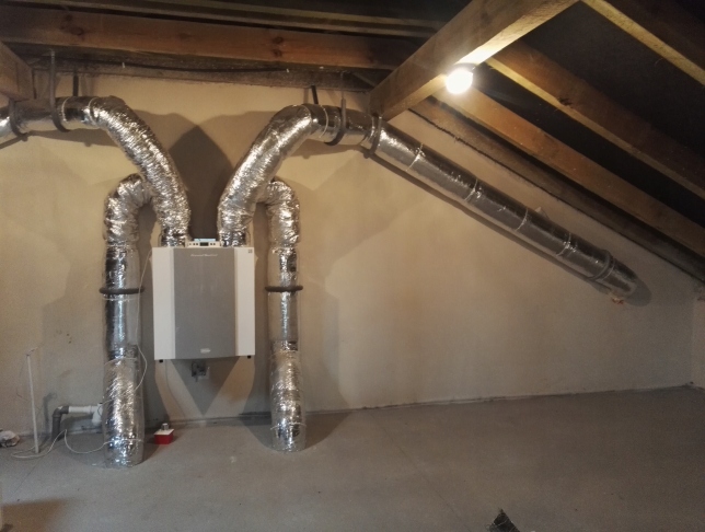 MONTAŻ REKUPERACJI W DOMU JEDNORODZINNYM DO 150 M2 Klasa efektywności energetycznej A