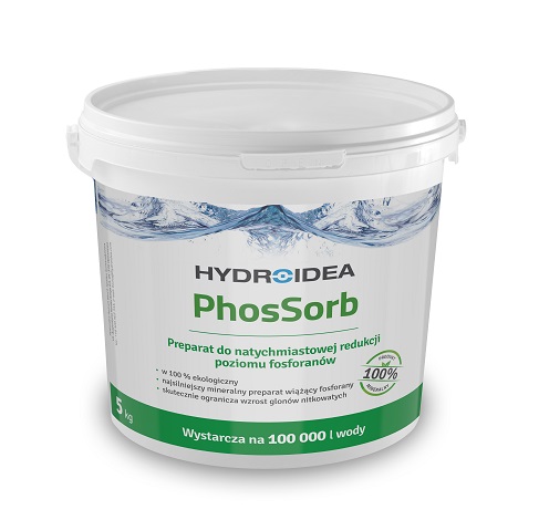 PhosSorb 5Kg + AlgoSplit 5kg BAKTERIE DO OCZKA Marka Hydroidea