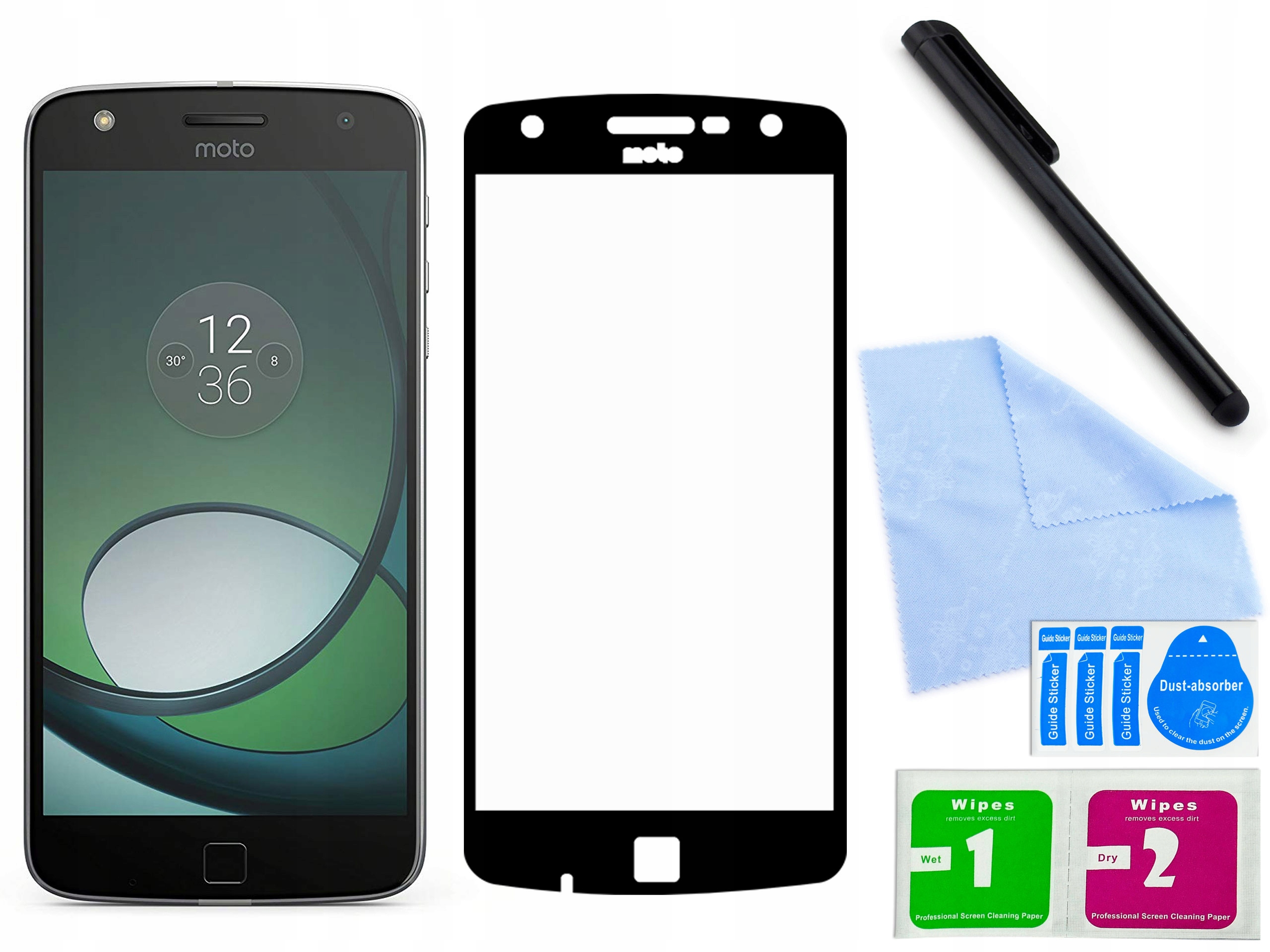

Szkło 3D 9H, do Lenovo Moto Z Play kolor Czarne