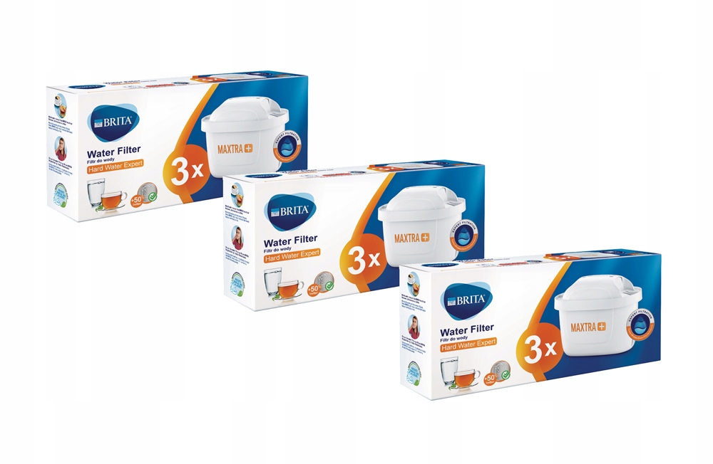 

Filtr wody Brita Maxtra+ Hard Water Expert 3x3szt