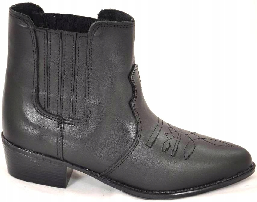 KOWBOJKI MĘSKIE na motor CHOPPER SKÓRA KW czar 44