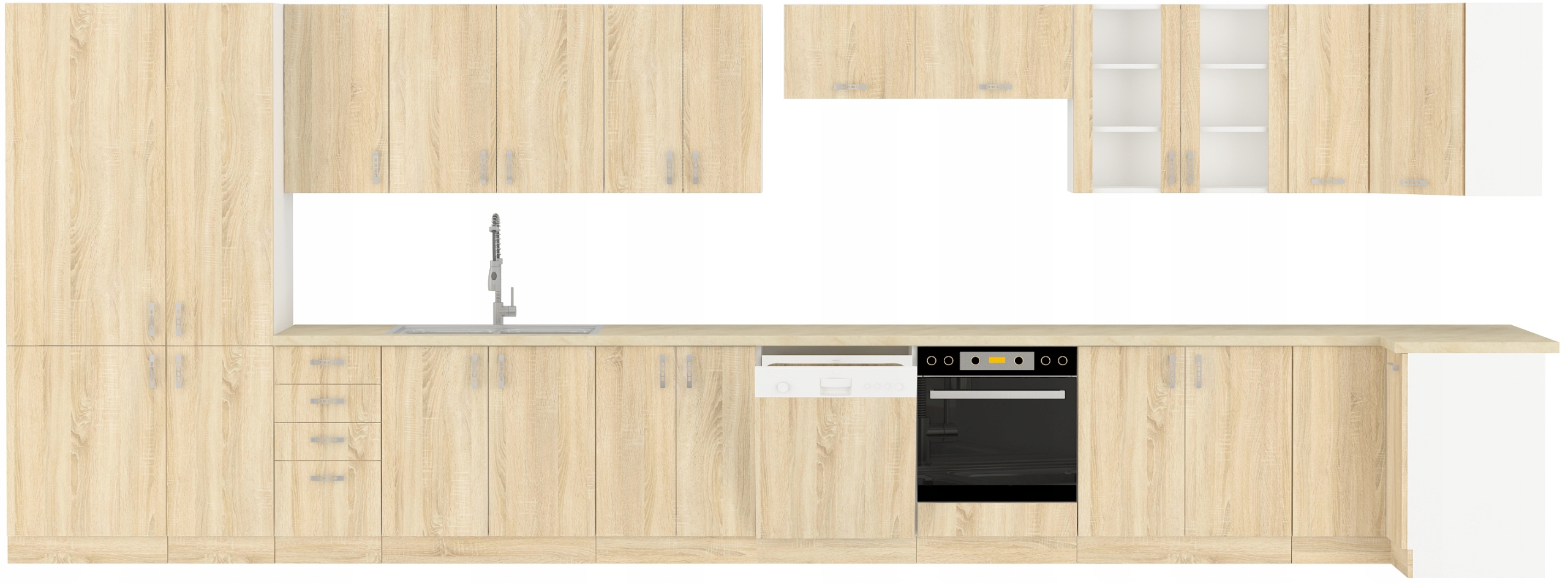 OSLO szafka kuchenna 2-drzwiowa dolna SONOMA 60 cm Kod producenta osl60d