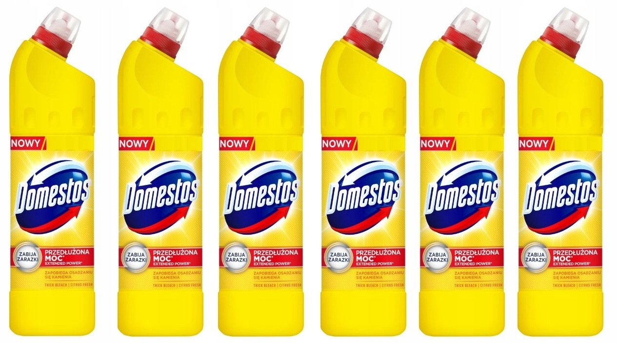 

Domestos Płyn Do Wc Toalet Citrus 750ML x 6szt.