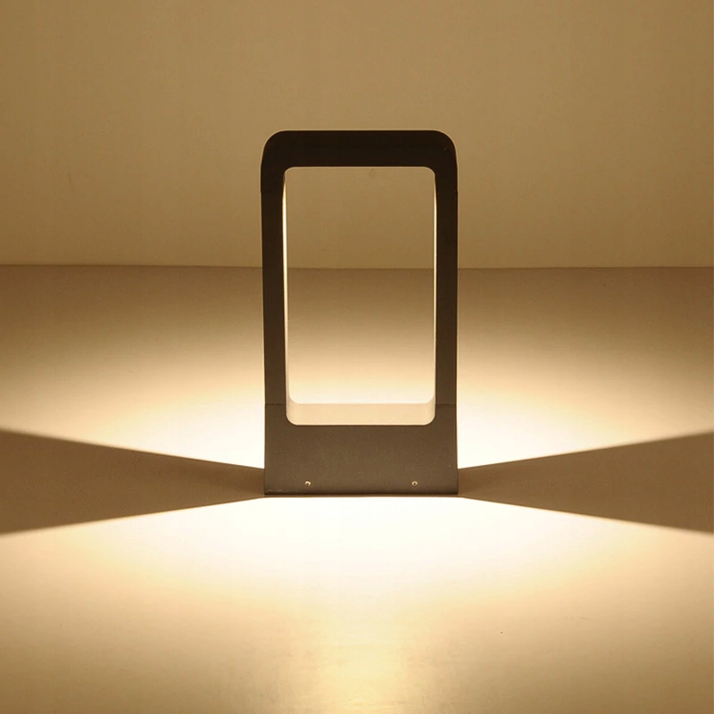 Led zahradní lampa 7 W, výška 30 cm, studené světlo