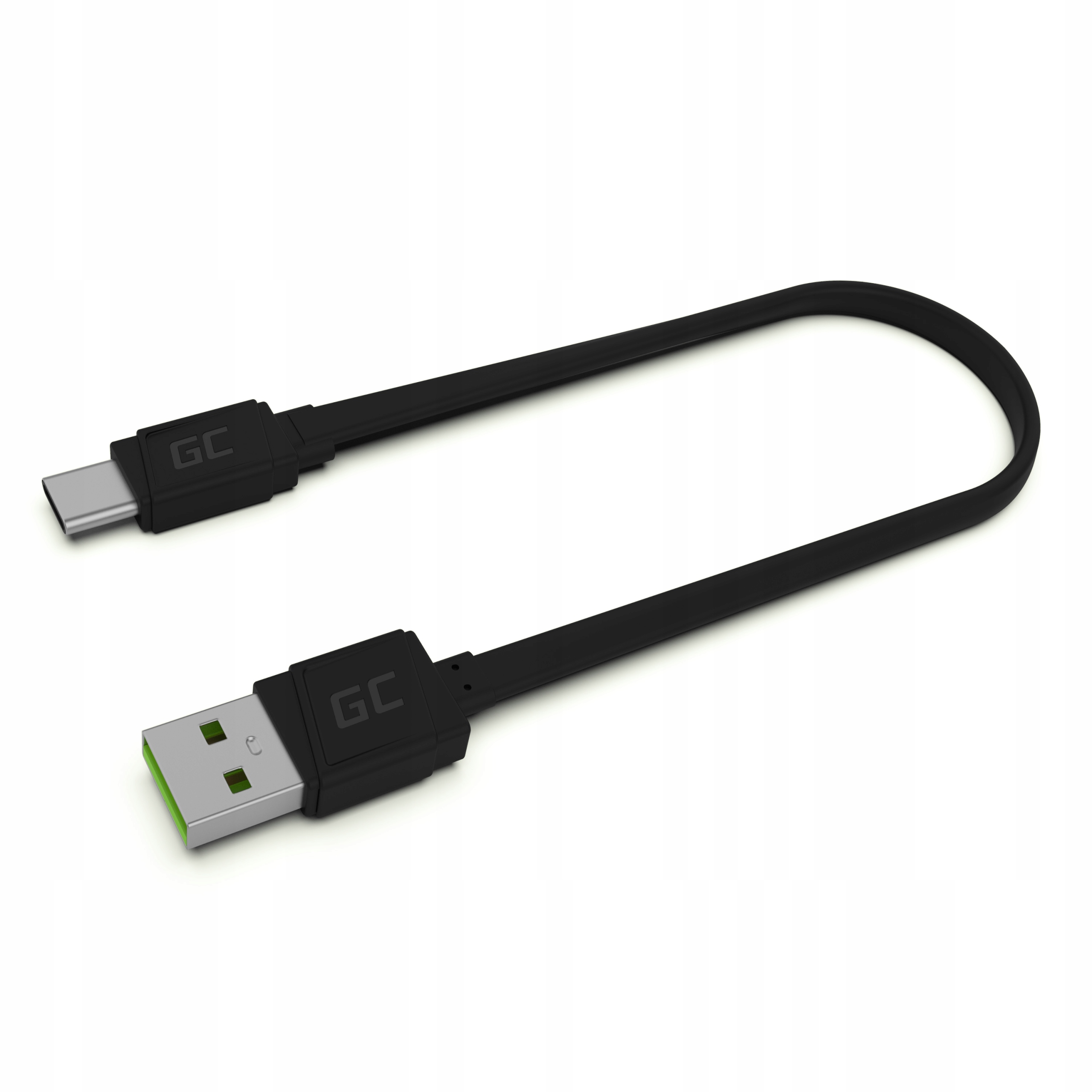 Płaski Krótki Kabel GC USB-A - USB-C Type C 25cm Quick Charge