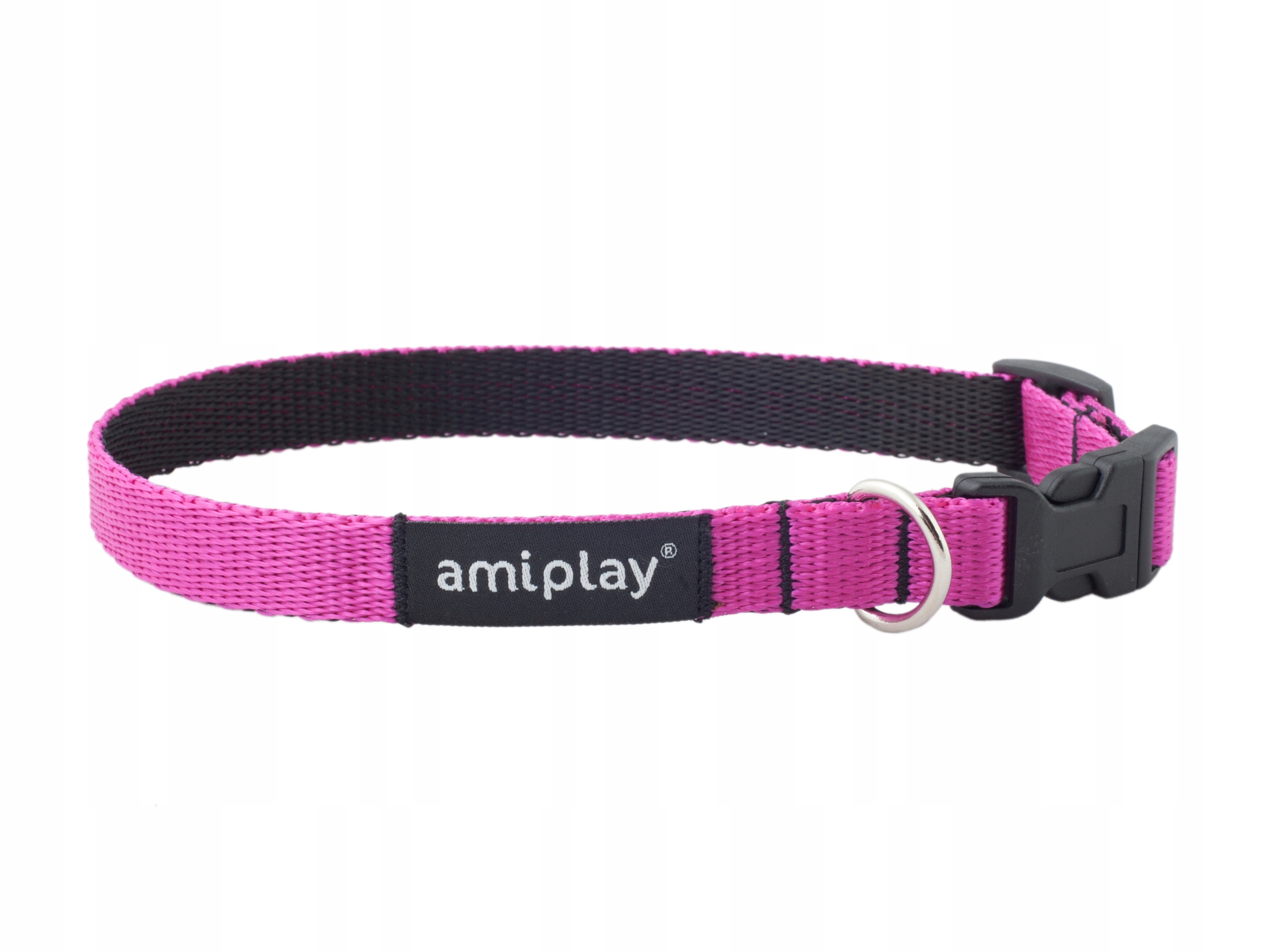 

amiplay Obroża regulowana Twist S Różowa