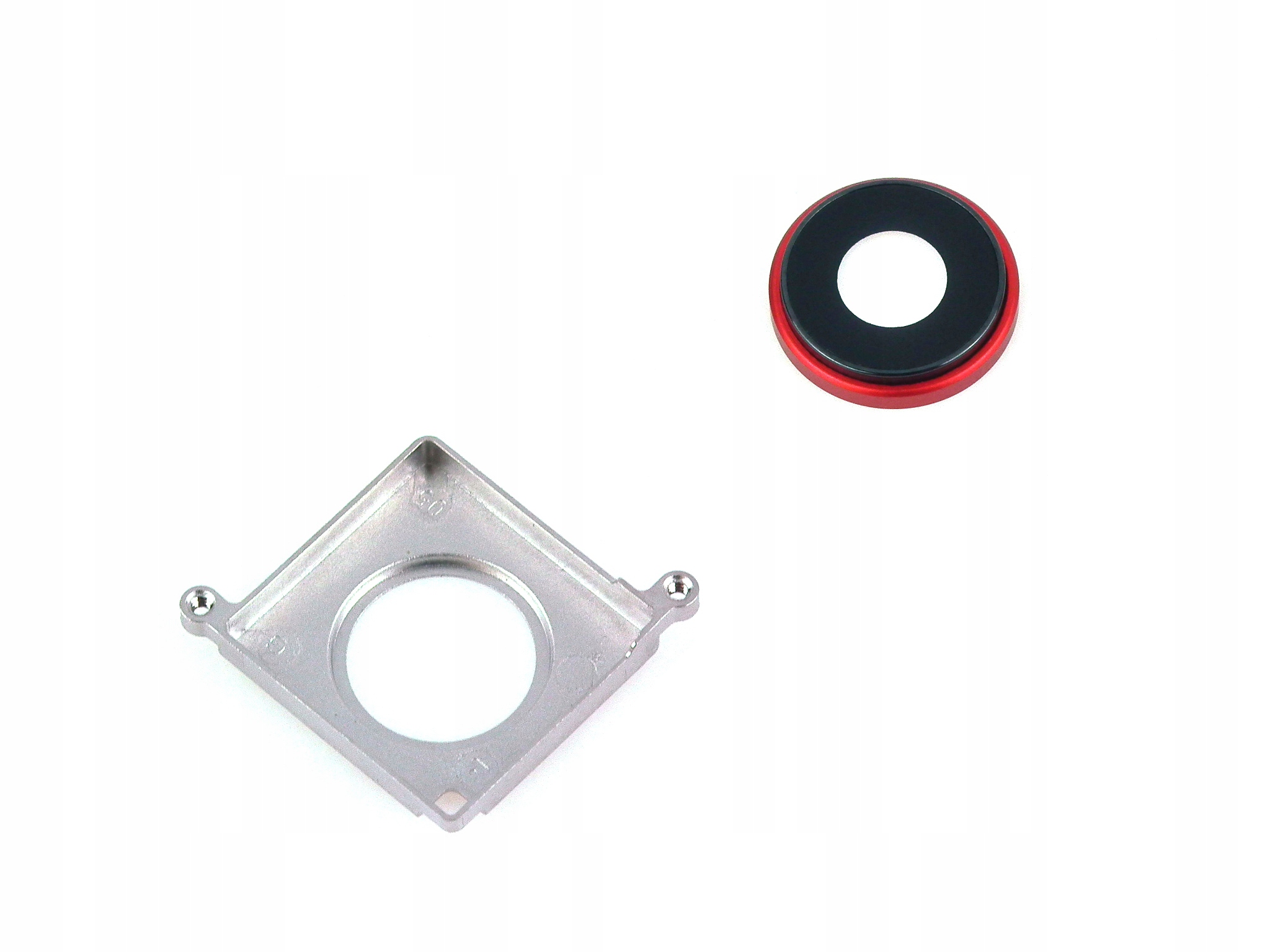 Szybka aparatu + ramka iPhone XR red