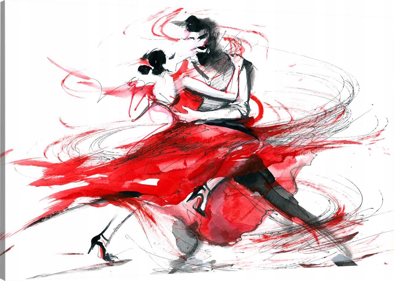 

Obraz Na Płótnie Tańcząca Para 120X80 800 Wzorów