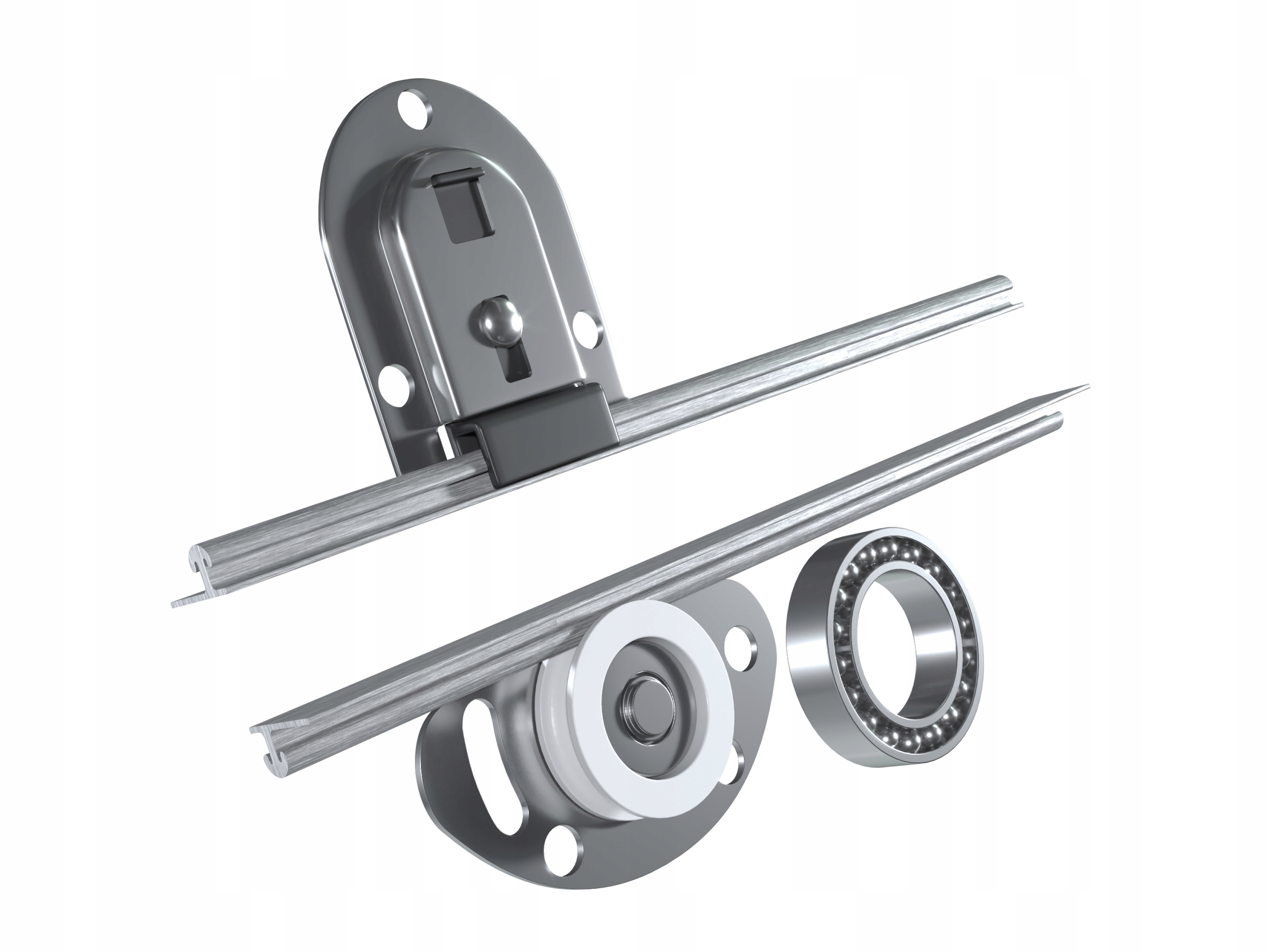 Szafa przesuwna PREMIUM z lustrem SZUFLADY 235 cm Kolekcja MIRROR