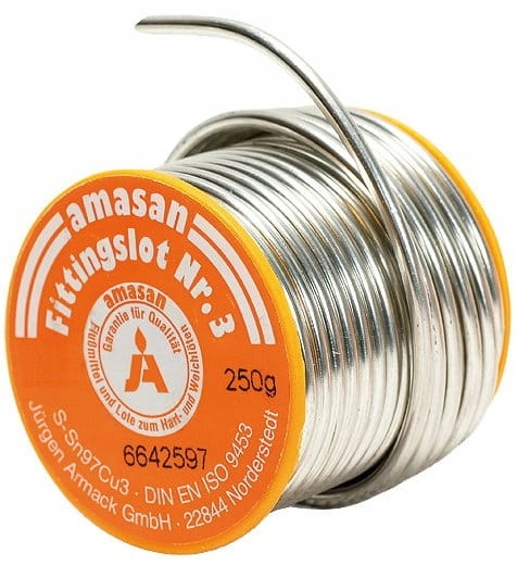

Cyna Do Lutowania Miedzi Lut Miękki 250G 3MM