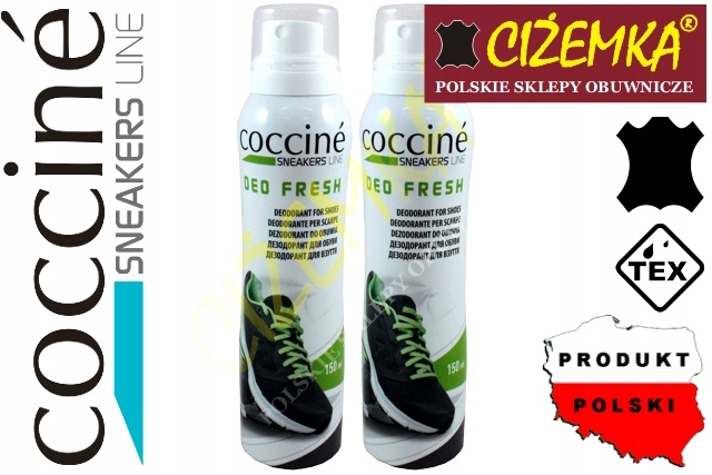 2x COCCINE SNEAKERS DEZODORANT odświeżacz NANO 150 EAN (GTIN) 5902367984007