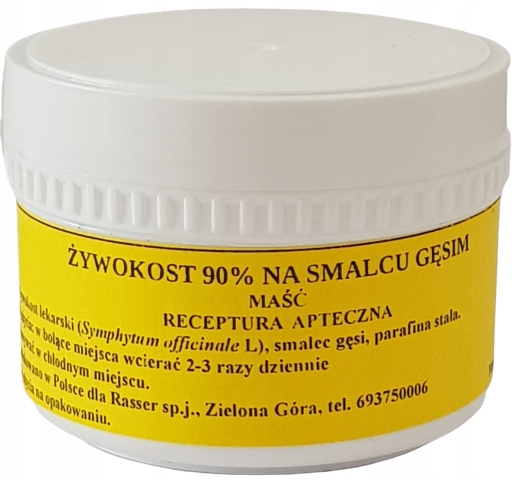 

Żywokost lekarski 90% na smalcu gęsim 50g