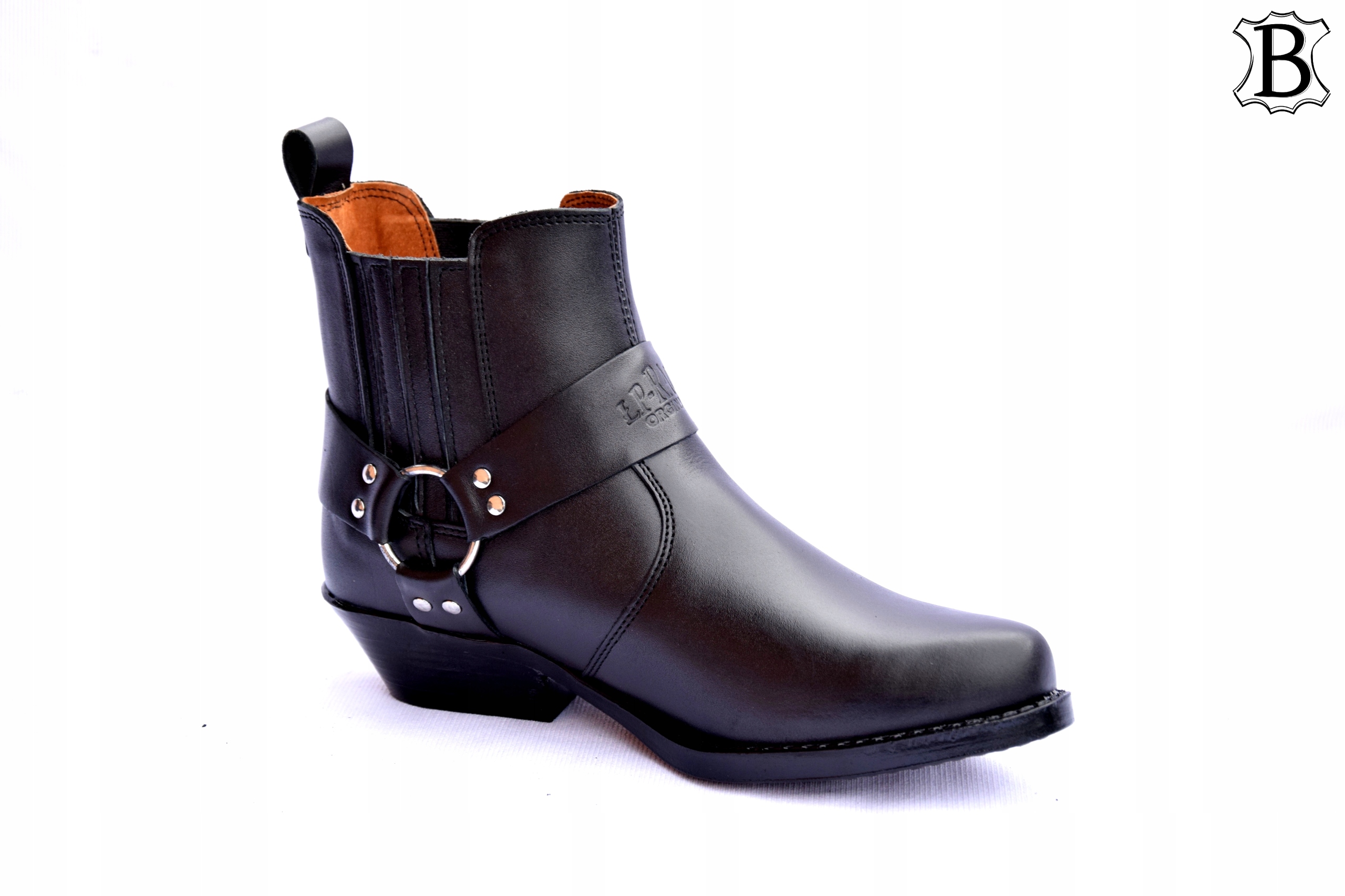 KOWBOJKI NA CHOPPER HARLEY RACE BOOTS HONDA KG1 Kolor czarny