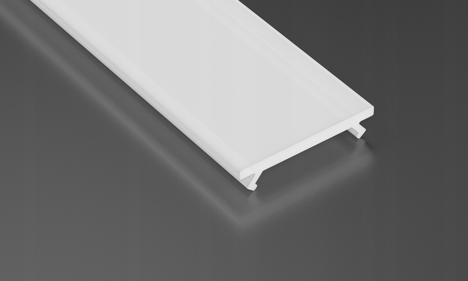 Klosz do profilu LUMINES BASIC mleczny 1m