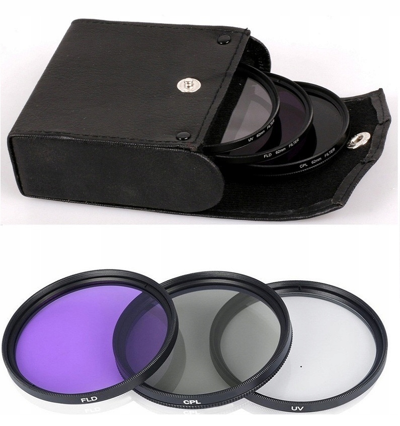 FILTR 40,5 mm ZESTAW FILTRÓW UV CPL FLD + ETUI Marka Inna