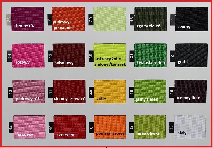 PODUSZKA NA ŁAWKE OGRODOWĄ 115X45X5CM 40 KOLORÓW Długość poduszki 115 cm