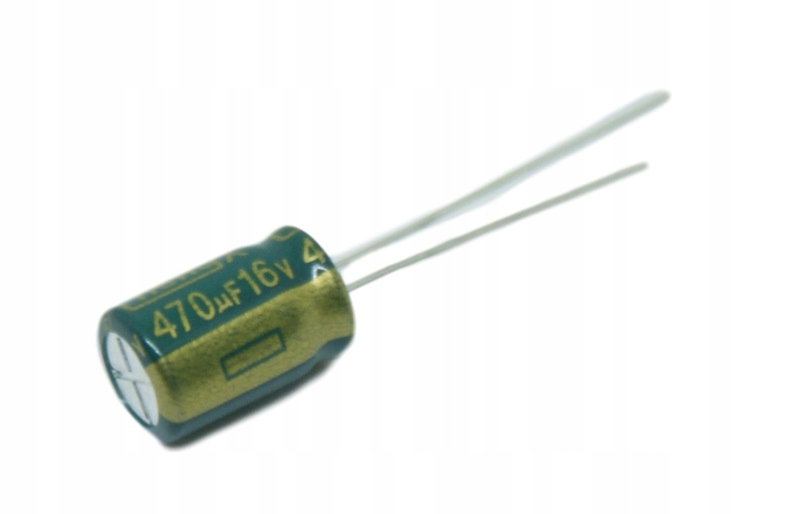 

Kondensator 470uF/16V 105*C 8x12mm Low Esr 5szt