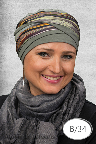 Turban LAURA BAMBUS Turbany po chemioterapii PRINT Płeć kobieta