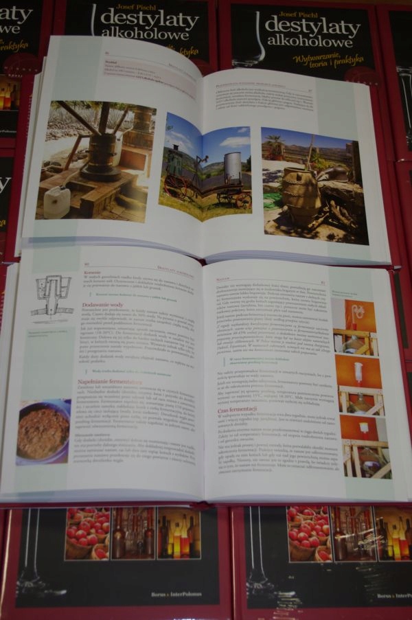 Książka Destylaty Alkoholowe Josef Pischl Wydawnictwo Linia