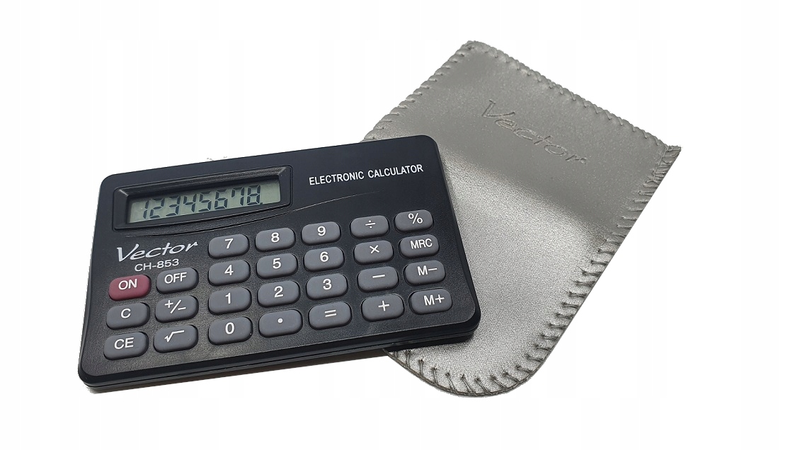 

Kalkulator Kieszonkowy Vector CH-853 Etui