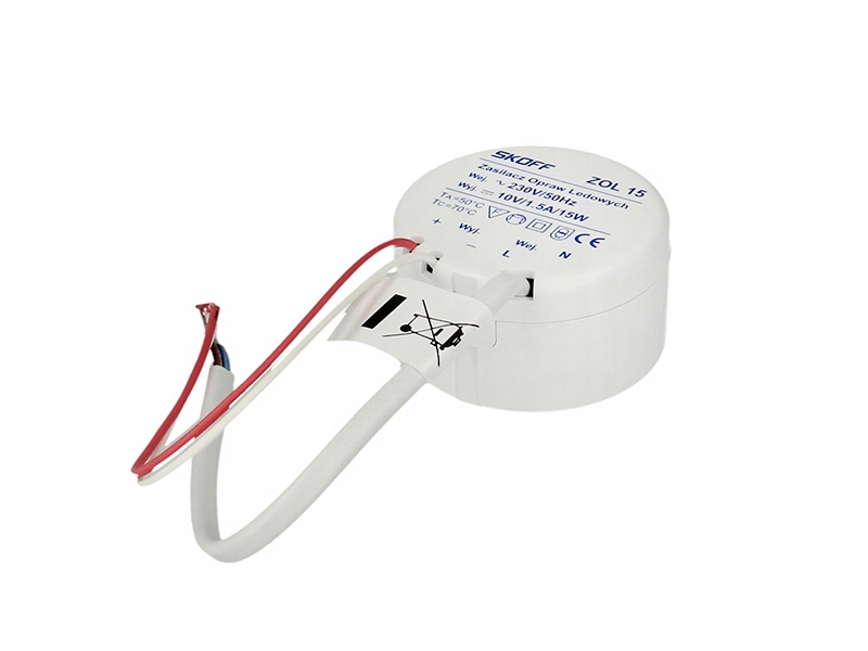 Zasilacz LED SKOFF ZOL15 10V 15W dopuszkowy Typ zasilacz