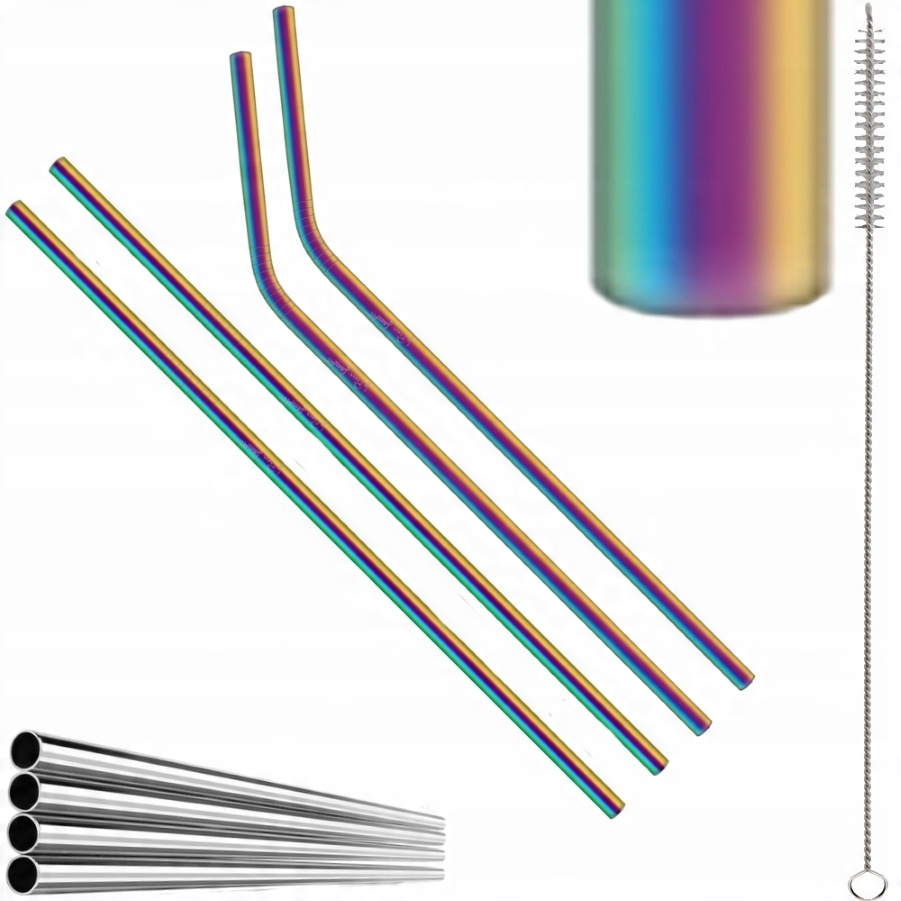 

Słomki metalowe rurki stalowe Lamart LT-7053 4 szt