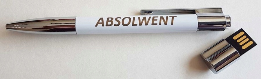 AB Promo Długopis z pamięcią USB 8GB grawer 25 szt Kolor inny