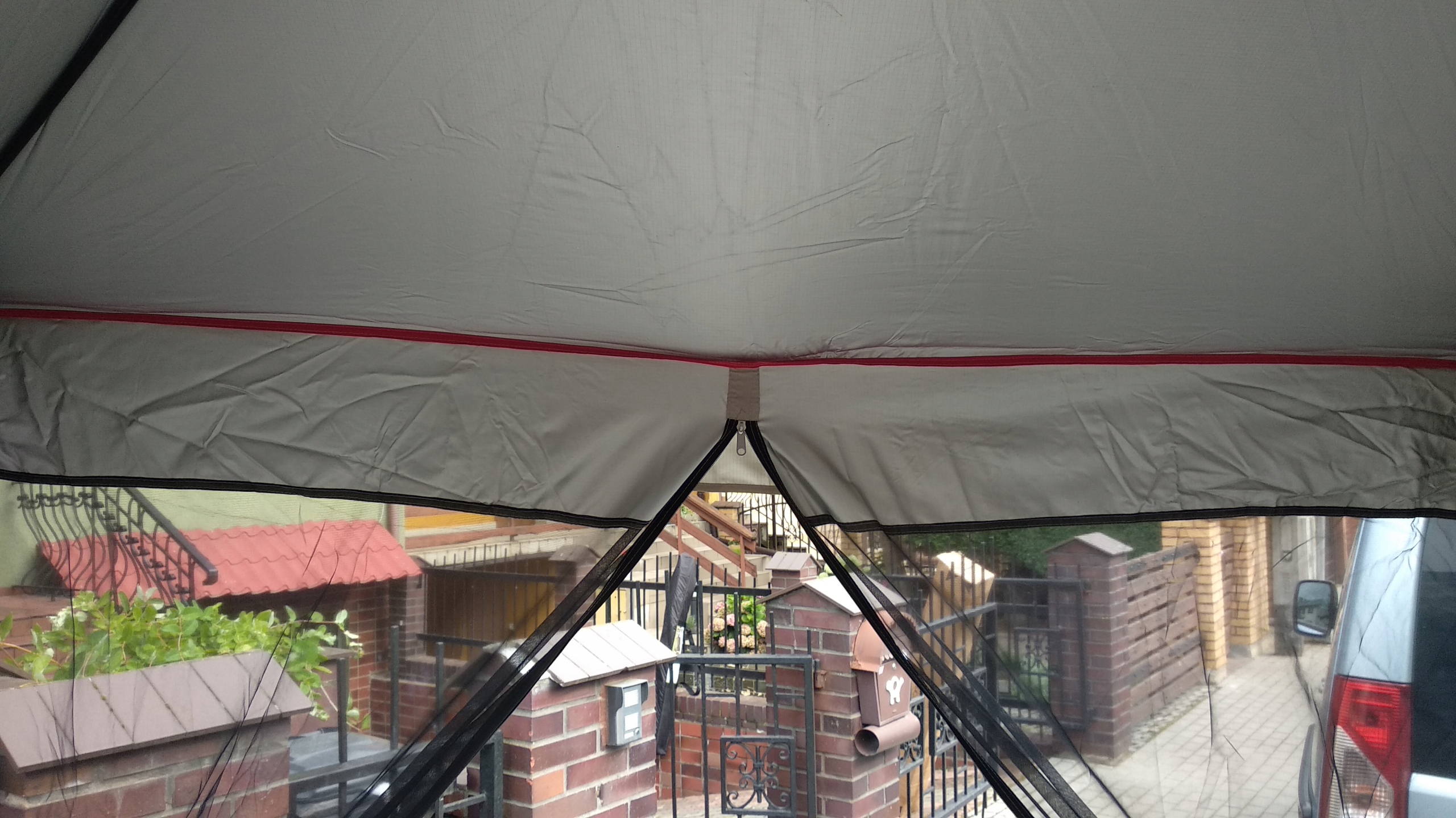 PAWILON NAMIOT EKSPRESOWY OGRODOWY 3,4x3,4 BRĄZ SZYBKO ROZKŁADANY POP UP Szerokość 3 m