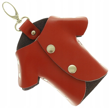 

Etui na klucze skórzane 8 Kolorów Skóra Czerwony