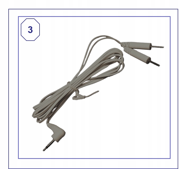 PRZEWODY: MICRO JACK (2,5 mm) na 2 x PIN (2 mm) Model inny