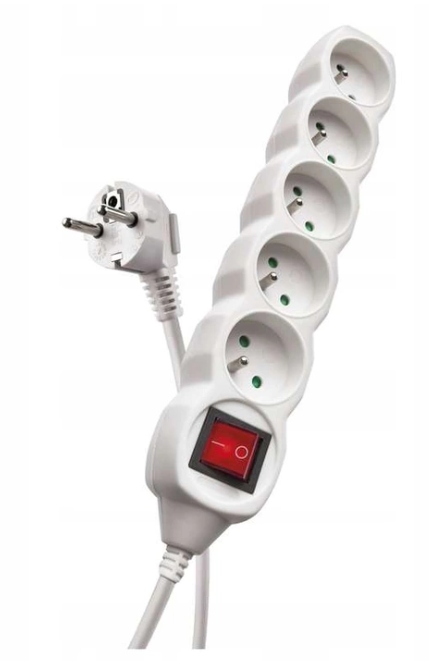 

Przedłużacz z wył 5 gniazd 5m z/u 1902150500