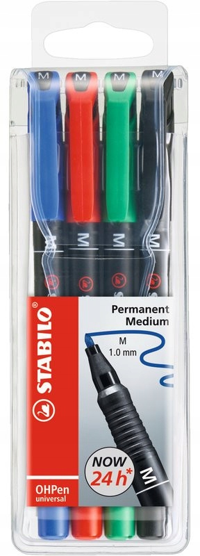 Cienkopis Foliopis STABILO OHPEN M 1 mm komplet