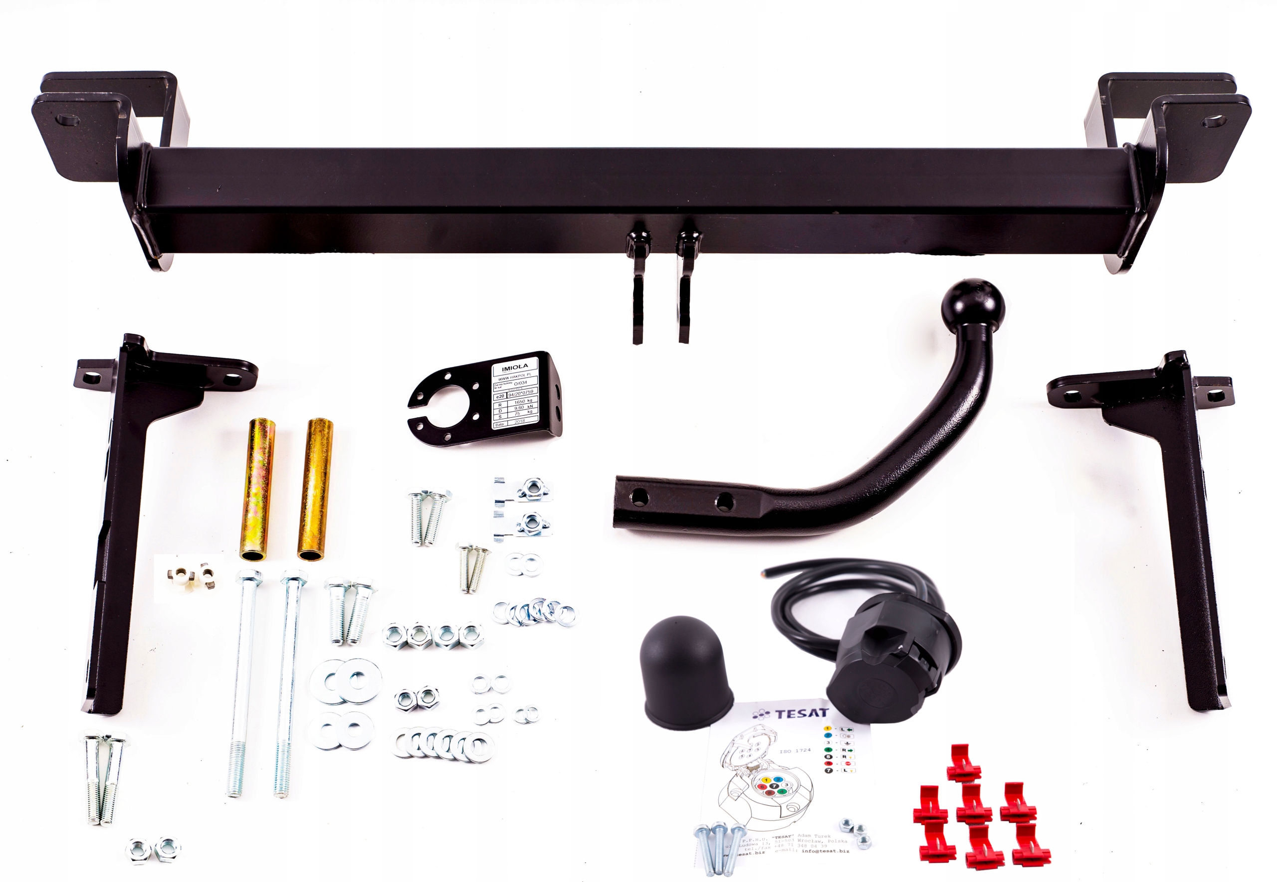 HAK+WIĄZKA 7PIN OPEL ZAFIRA B 2 II od2005 do2014 Producent Imioła Hak-Pol