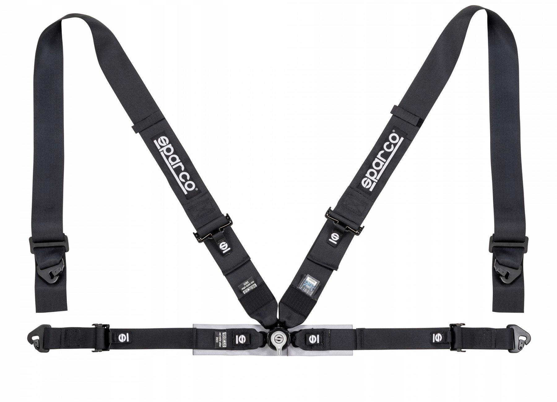 Pasy FIA Sparco 4 pkt HANS 04716M1 czarne NOWOSC