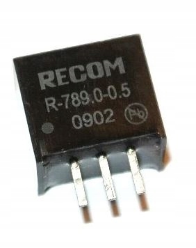 R-789.0-0.5 Przetwornik Recom DC/DC 4.5W 9VDC
