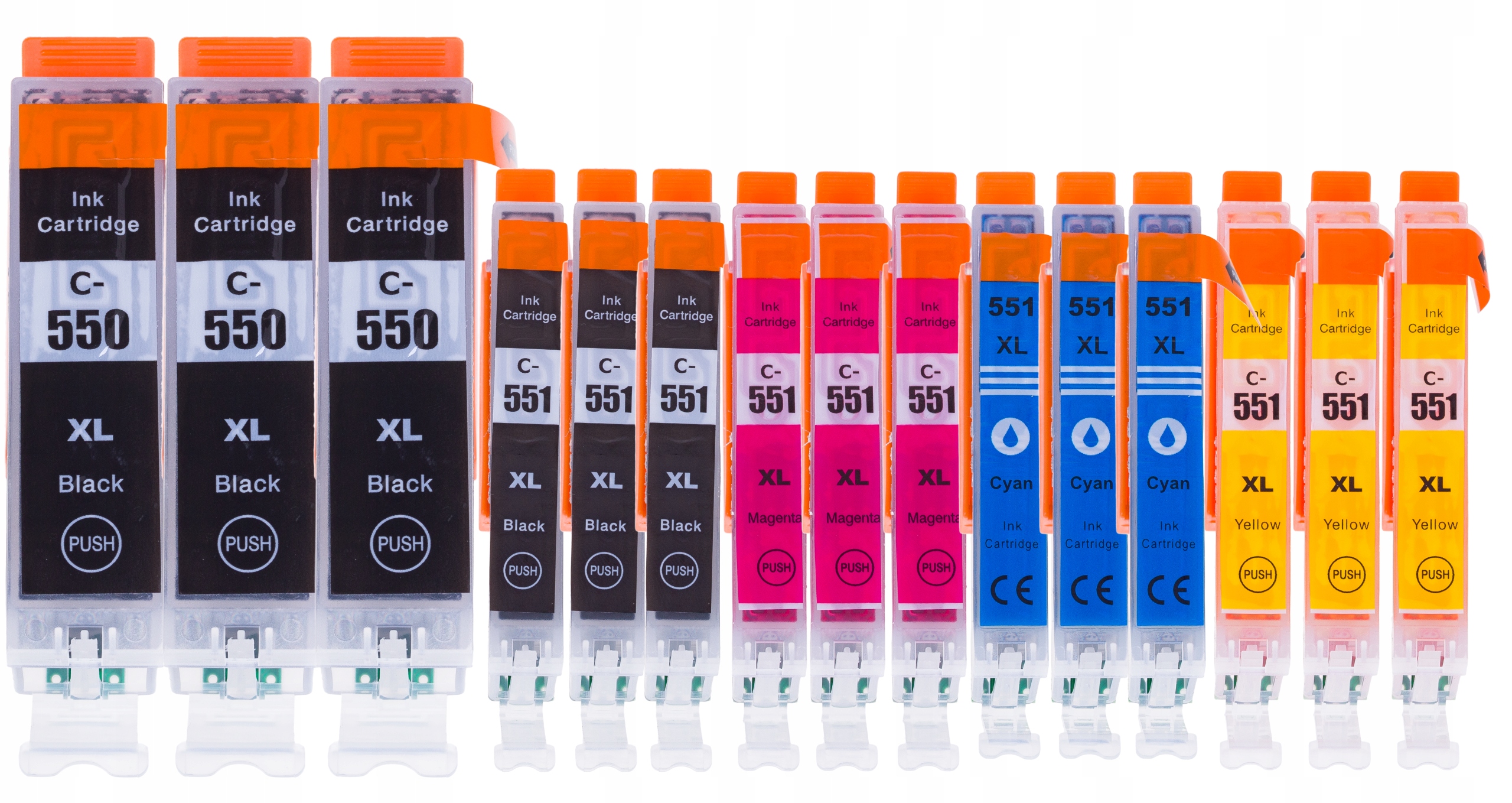

15x Tusze XXL do Canon Pixma IP7250 MG5650 MG5550