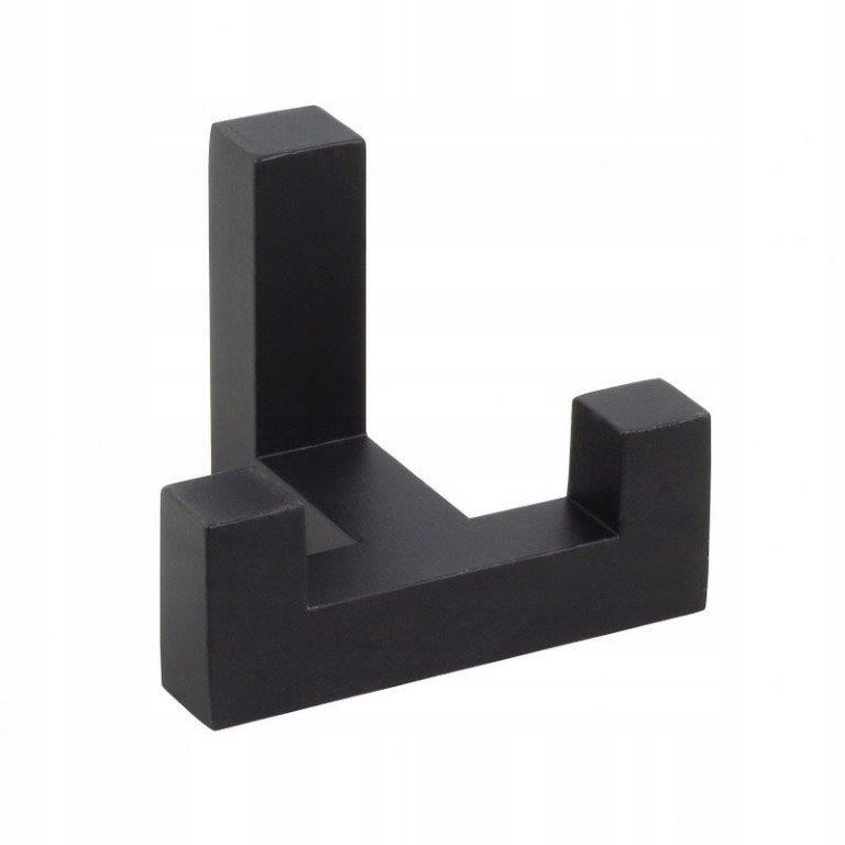 WIESZAK MEBLOWY PODWÓJNY WHZB44 CZARNY NOWOCZESNY