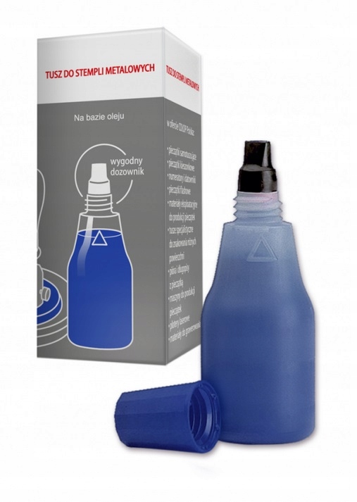 Tusz do pieczątek metalowych COLOP 25 ml niebieski