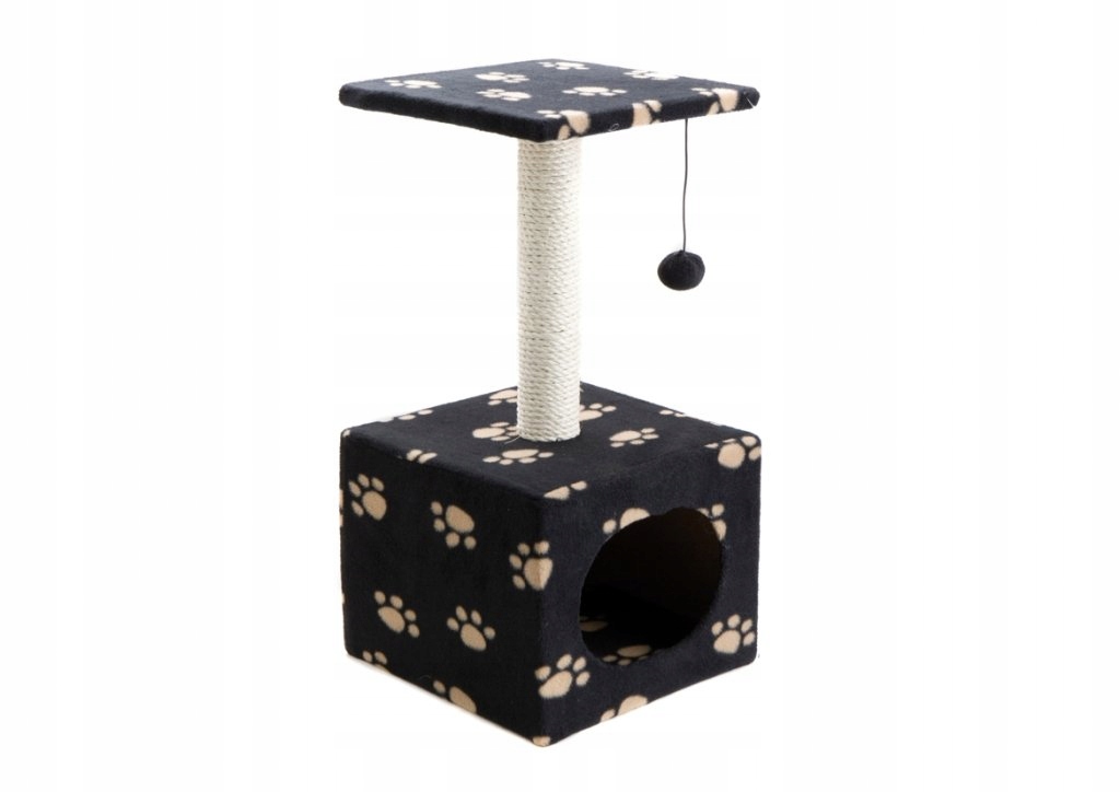 

Drapak Dla Kota Ted Z Dużą Budką I Piłką 60cm
