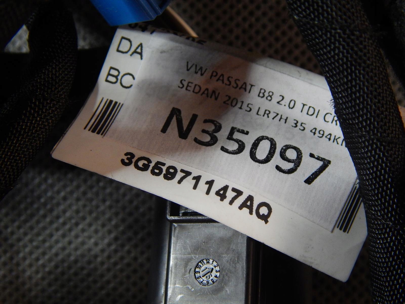 VW PASSAT B8 Kabelbaum heckklappe heck 3G5971147AQ