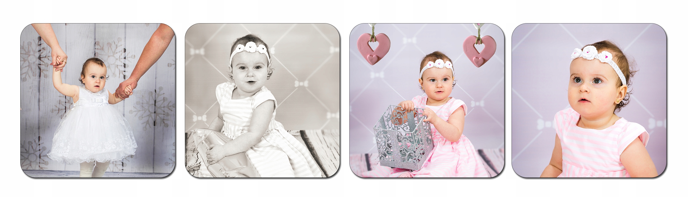 Foto Naklejki z Twoim zdjęciem 4 x kwadrat 43 mm