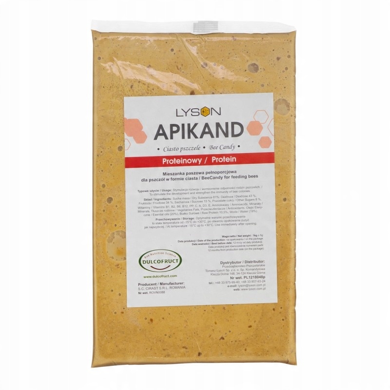 

Apikand 1kg ciasto fondant pokarm z Proteinami