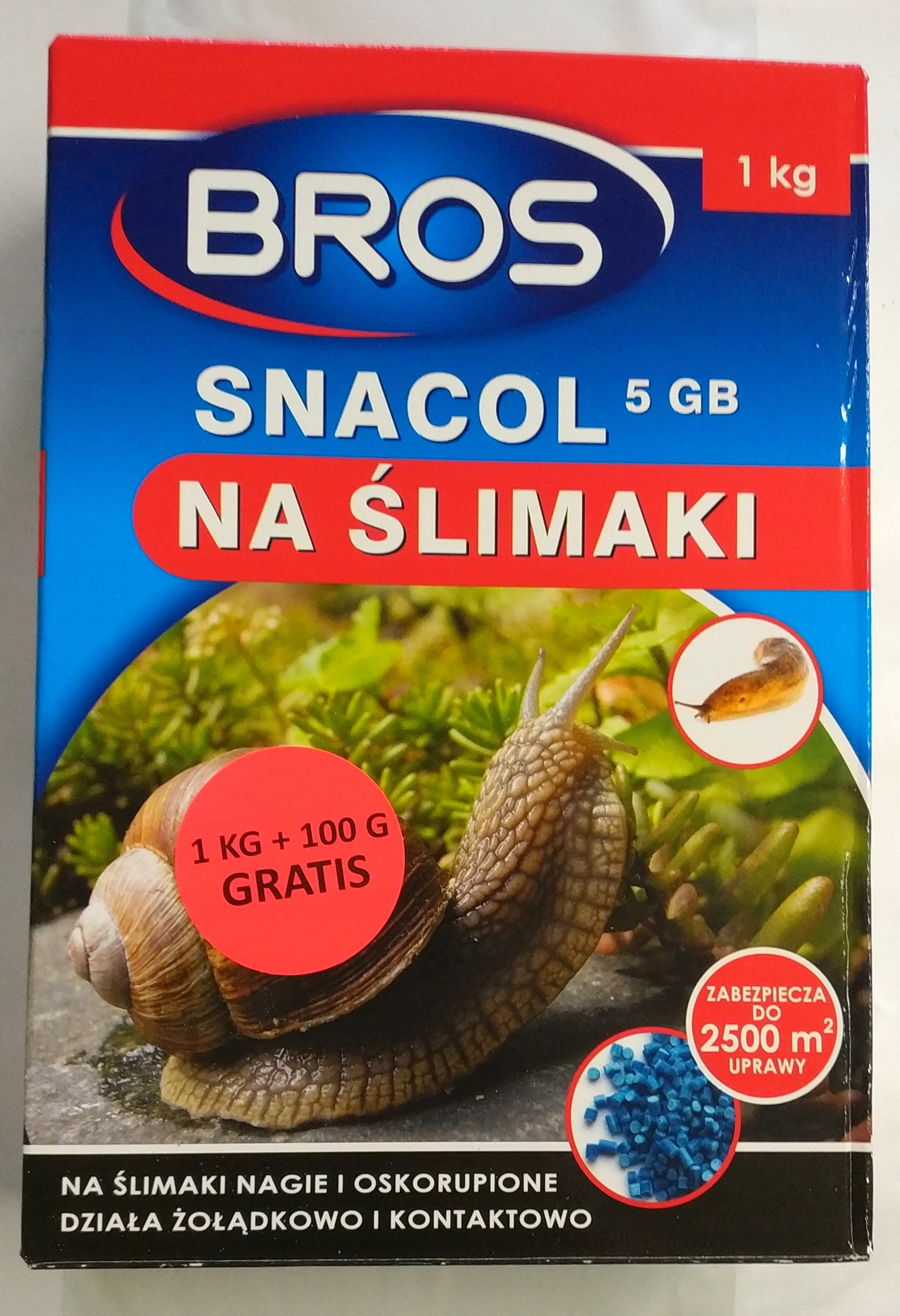 

Bros Snacol Zwalcza Ślimaki granulowany 1 kg