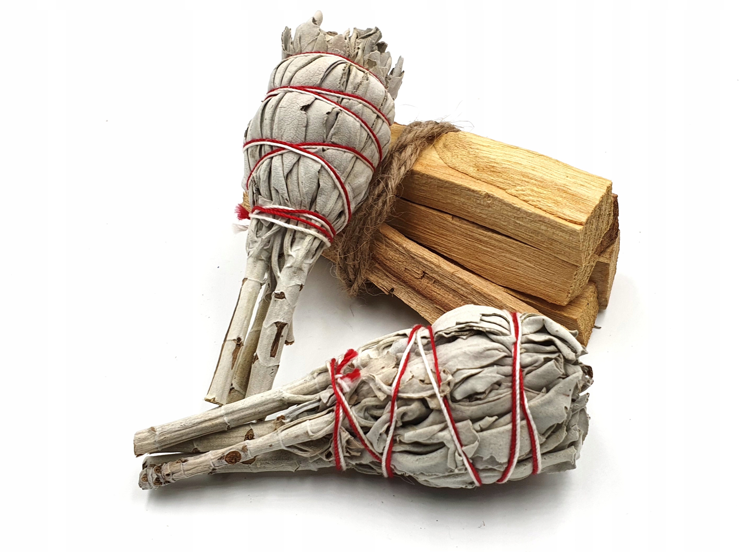 

2x Biała Szałwia Pęczek i 50g Palo Santo Zestaw
