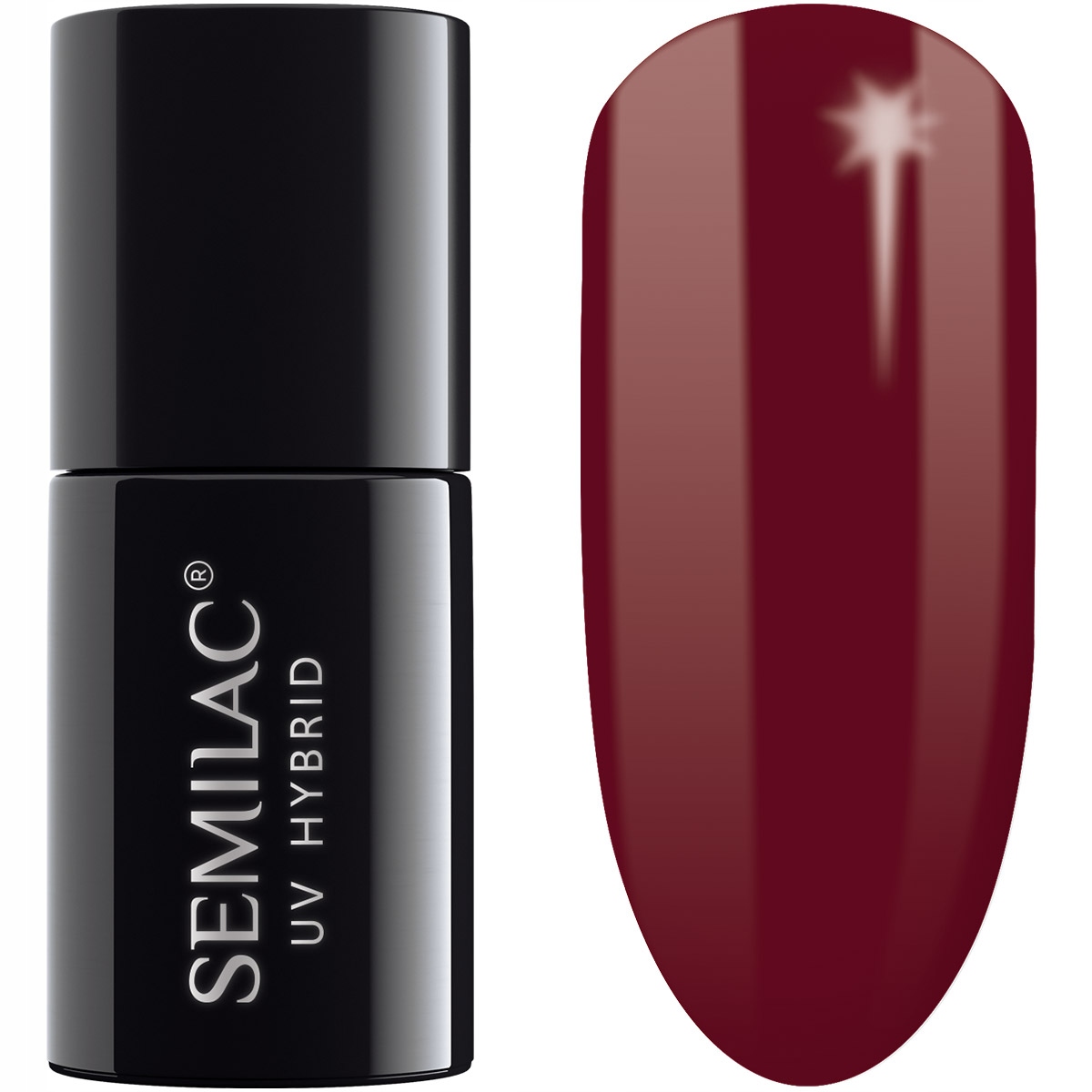 

071 Semilac Lakier Hybrydowy Deep Red 7ML